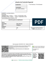 Receituário de Controle Especial: Data de Geração: 04/04/2023 14:55 - Validade: 04/05/2023