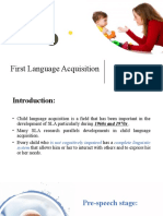 First Language Acquisition