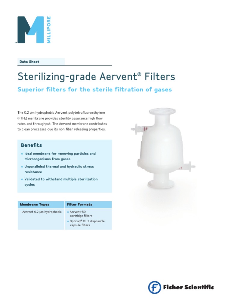 SterilizingGrade Aervent Filters Superior Filters For The Sterile