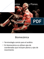 Movimientos y Planos: Biomecánica Prof. Claudia Vargas
