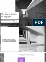 Modelo de Gestión de Negocios: Mtro. Luis Rey Gómez Zúñiga Cilco 23-1