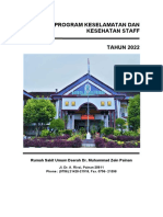 Program Keselamatan Dan Kesehatan Staff TAHUN 2022: Rumah Sakit Umum Daerah Dr. Muhammad Zein Painan