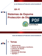 Sección 4. Sistemas de Espuma Baja Expansión Protecció de Diques
