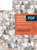 Corporate and Business Law (LW) - English
