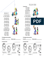 Worksheet - Telling Time