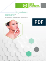 Functional Ingredients Edemine: An Advanced and Mild Way To Use Escin