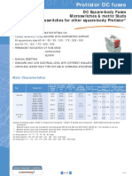 DC Square-Body Fuses Microswitches & Metric Studs Microswitches For Other Square-Body Protistor