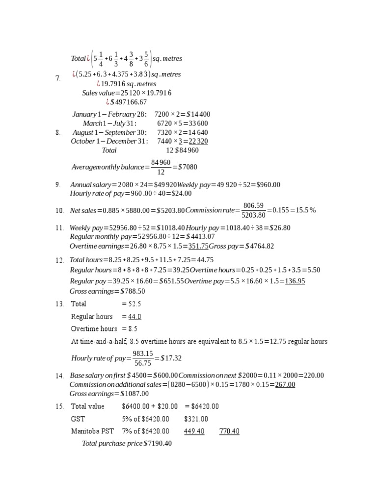 BUSINESS MATH QUESTIONS AND ANSWERS PDF visual data 5