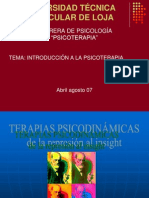 Introduccionalapsicoterapia 090617224640 Phpapp01
