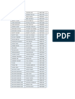 Student List with Names and ID Numbers