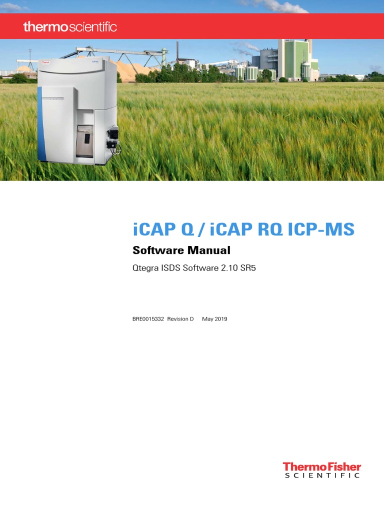 Icap Q / Icap RQ Icp-Ms: Software Manual | PDF | Least Squares | Standard  Deviation