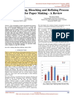 Effect of Pulping Bleaching and Refining Process On Fibers For Paper Making A Review IJERTV9IS120143