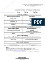 Formato para Datos Elaborar Convenio