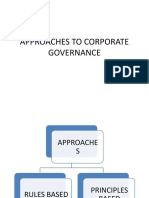 Approaches To Corporate Governance