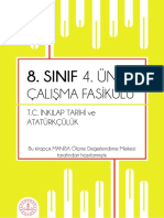 8 Sınıf 4. Ünite Inkılap Tarihi Il Ödm Testlei