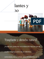 Trasplantes y Derecho