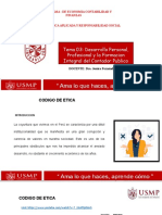 Tema 03: Desarrollo Personal, Profesional y La Formacion Integral Del Contador Publico
