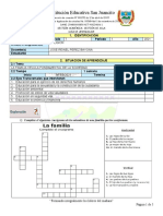 Taller 1 Grado 7° LA FAMILIA CELULA FUNDAMENTAL DE LA SOCIEDAD