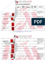 Price List Putra Safety Mandiri