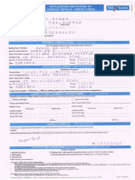Application Form For Change of Contact Details