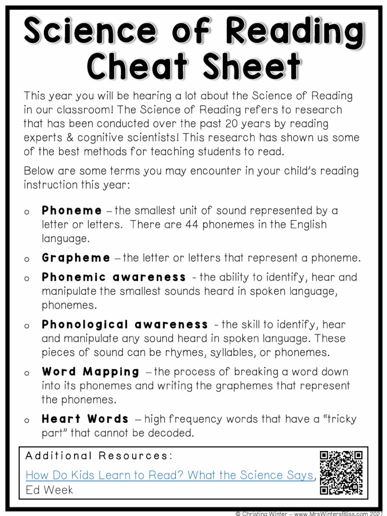 How do kids learn to read what the science says ed week pdf