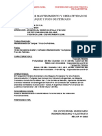 Constancia Mant - Operat.tanque y Pozo de Petroleo