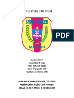 Kode Etik Profesi: Makalah Etika Profesi Tentang Pentingnya Kode Etik Profesi Kelas 10 Ak 3 SMKN 1 Geger 2023