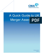 A Quick Guide To UK Merger Assessment: 18 March 2021 CMA18