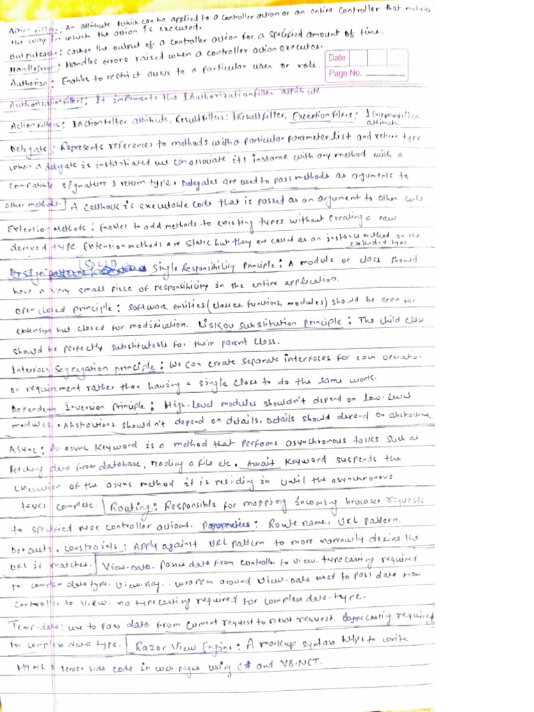 Dotnet Notes | PDF