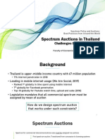 Spectrum Auctions in Thailand, Challenges Before and Ahead