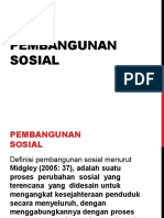 Definisi Pembangunan Sosial