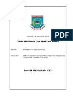 Dinas Bangunan Dan Penataan Ruang: Tahun Anggaran 2017