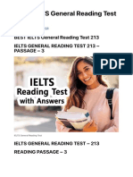 BEST IELTS General Reading Test 213 Ielts General Reading Test 213 - Passage - 3