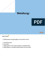 Metallurgy Quiz: Key Concepts and Processes