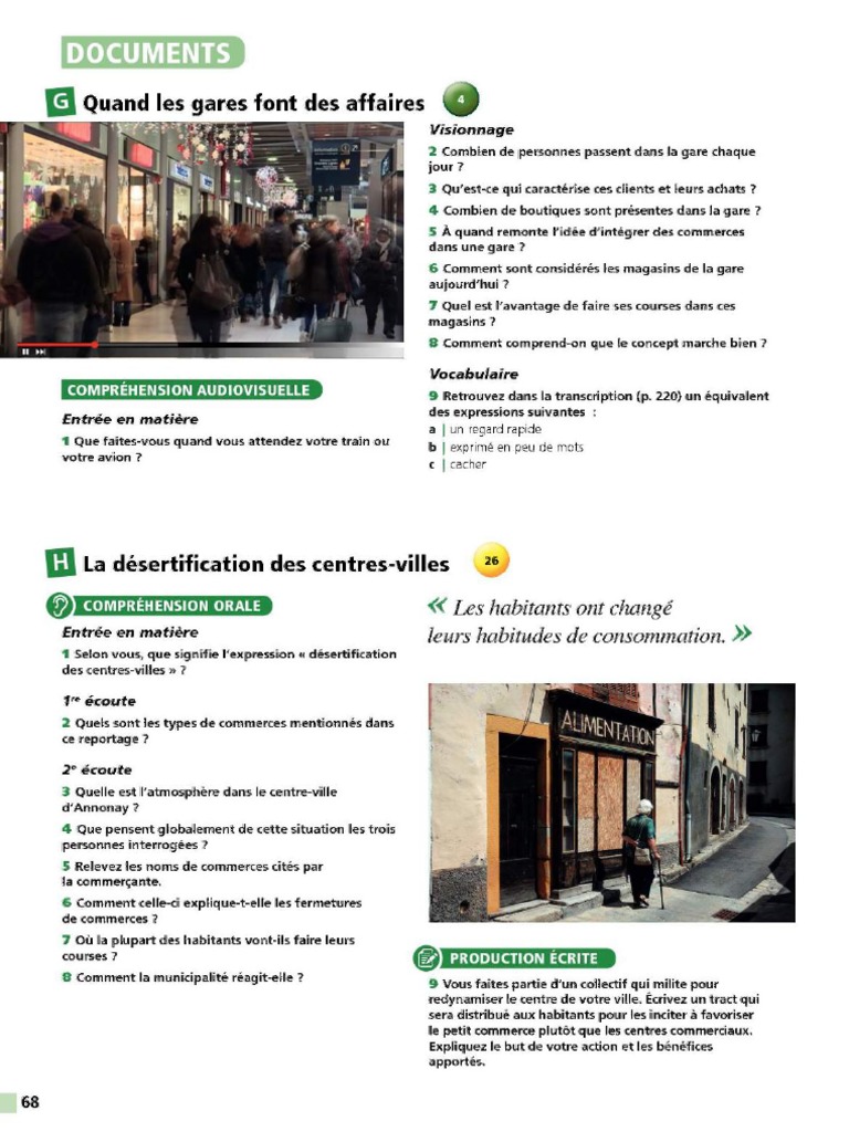 Commerces en gare et désertification urbaine | PDF