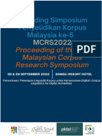 Prosiding Simposium Penyelidikan Korpus Ke 5 (MCRS2022)