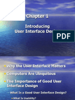 Introducing User Interface Design
