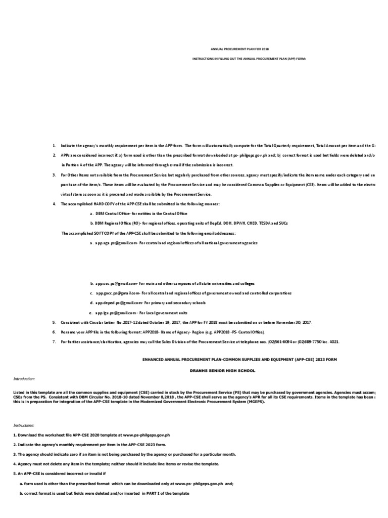 Dranhs SHS App PPMP 2023 PDF Microscope Optical Fiber