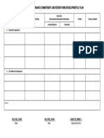 Individual Performance Commitment and Review Form-Developmental Plan