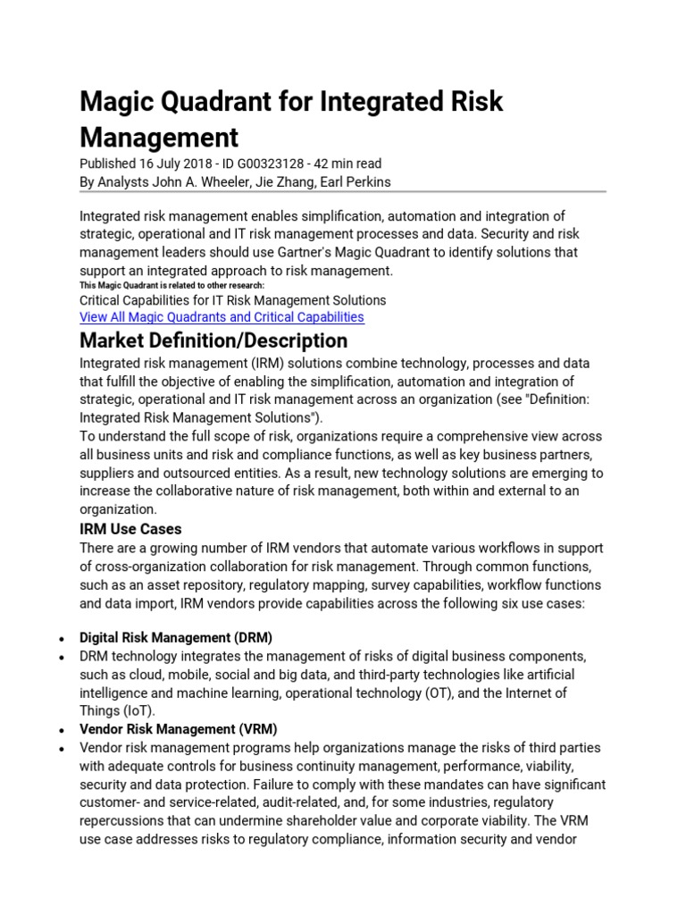 Risk Management Resource Library · Riskonnect