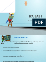 Ipa Bab I: Hukum Newton