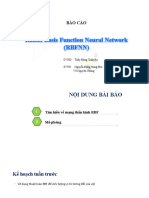 Radial Basis Function Neural Network (RBFNN) : Báo Cáo