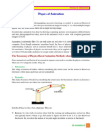 Notes On Physics of Animation