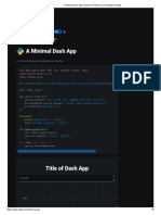 A Minimal Dash App: Python