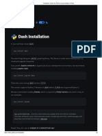 Installation - Dash For Python Documentation - Plotly