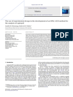 The Use of Experimental Design in The Development of An HPLC Ecd Method For Captopril Khamanga Walker