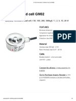 G-Tech International - Miniature Load Cell GM02