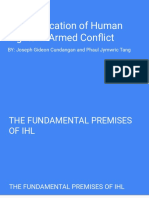 The Application of Human Rights in Armed Conflict