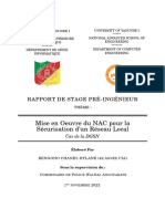 Mise en Oeuvre Du NAC Pour La Sécurisation D'un Réseau Local: Cas de La DGSN