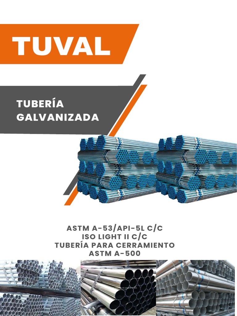Tubería Galvanizada: ASTM A-53/API-5L C/C Iso Light Ii C/C Tubería para ...